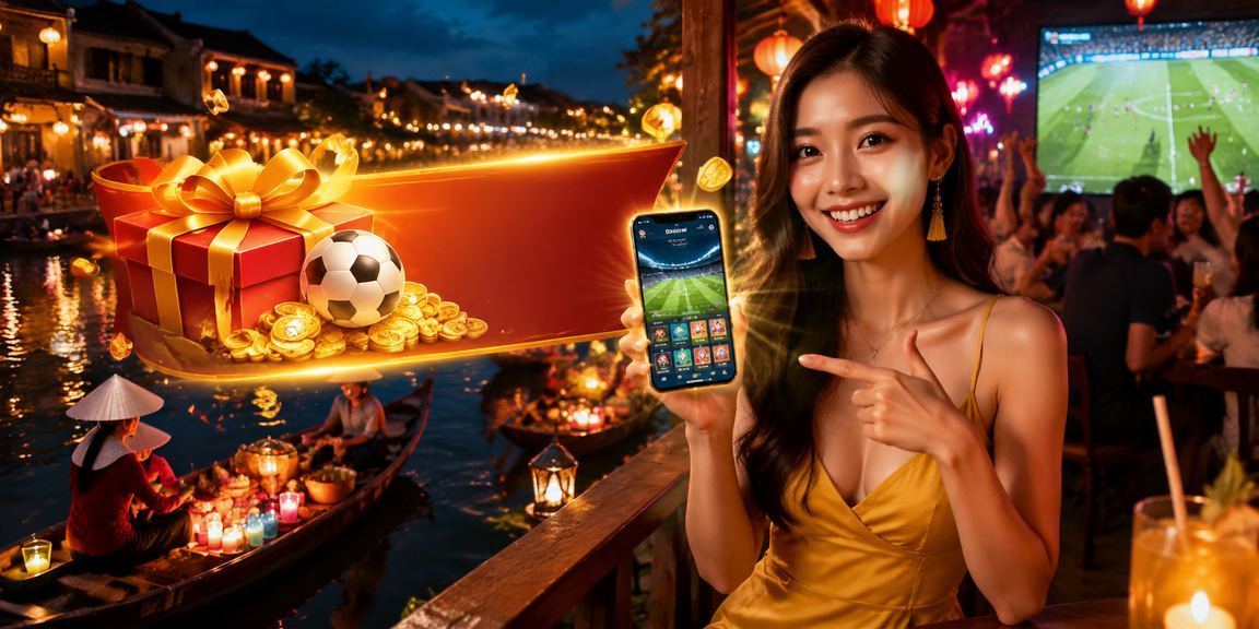 Người dùng Hội An xem kèo thể thao trên điện thoại bên tách cà phê buổi sáng