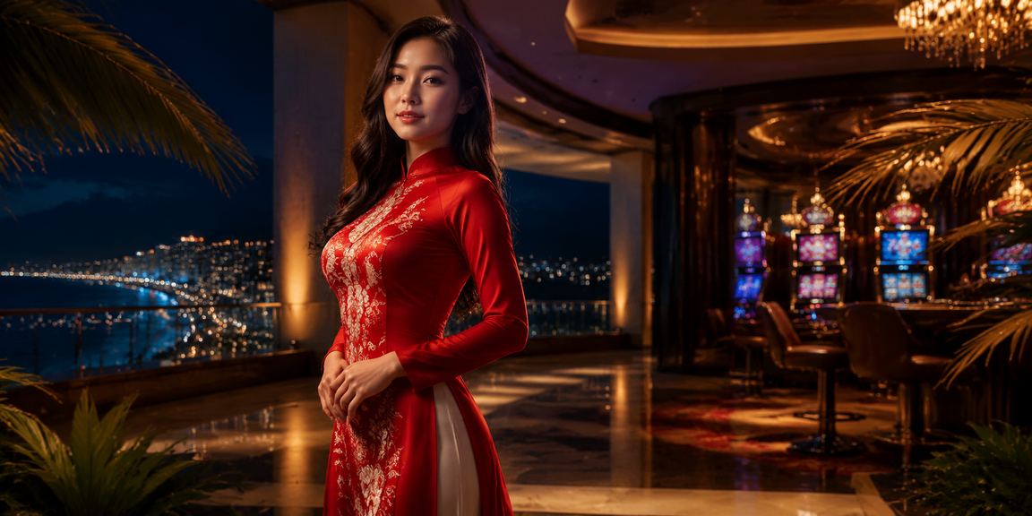 Bầu không khí sôi động tại Nha Trang với thời trang áo dài và giải trí cá cược